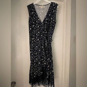 Star Patterned Sleeveless Top
